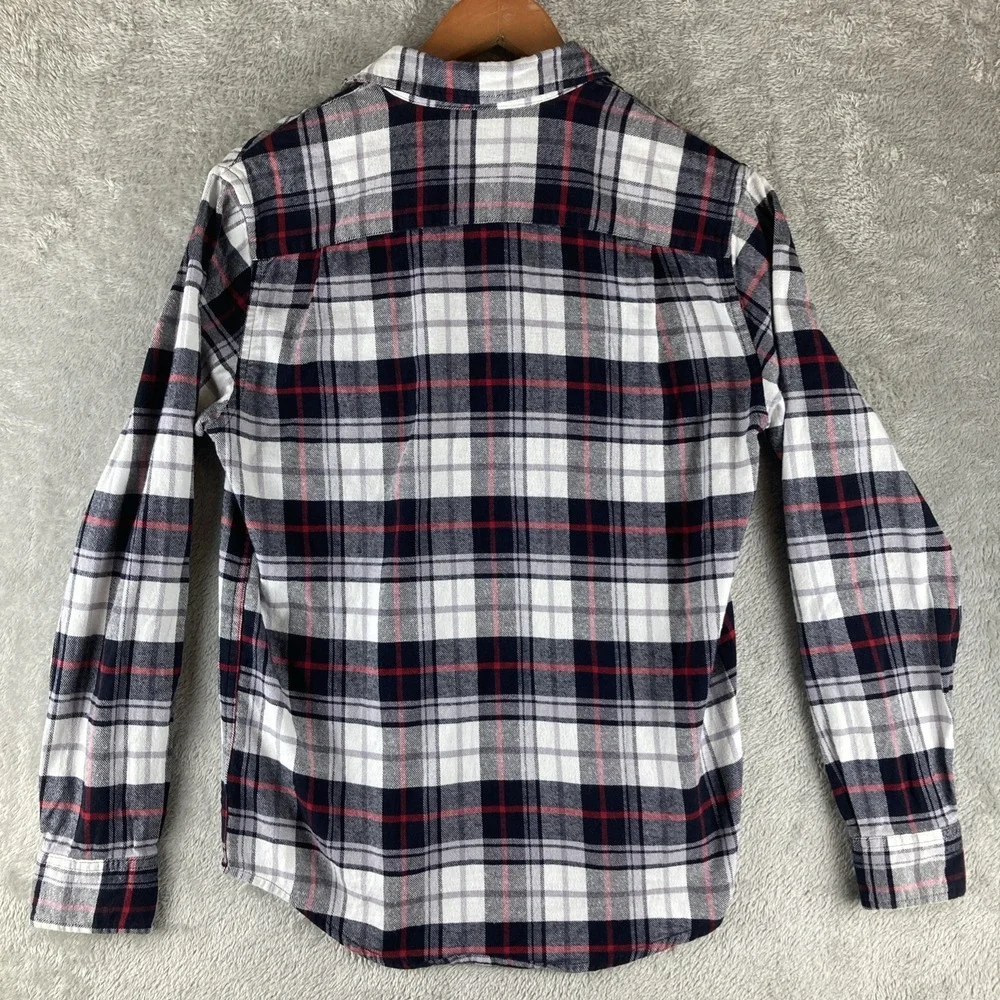 Lucky Brand Saturday Stretch Mens Small‎ Long Sleeve Button Front Flannel Shirt